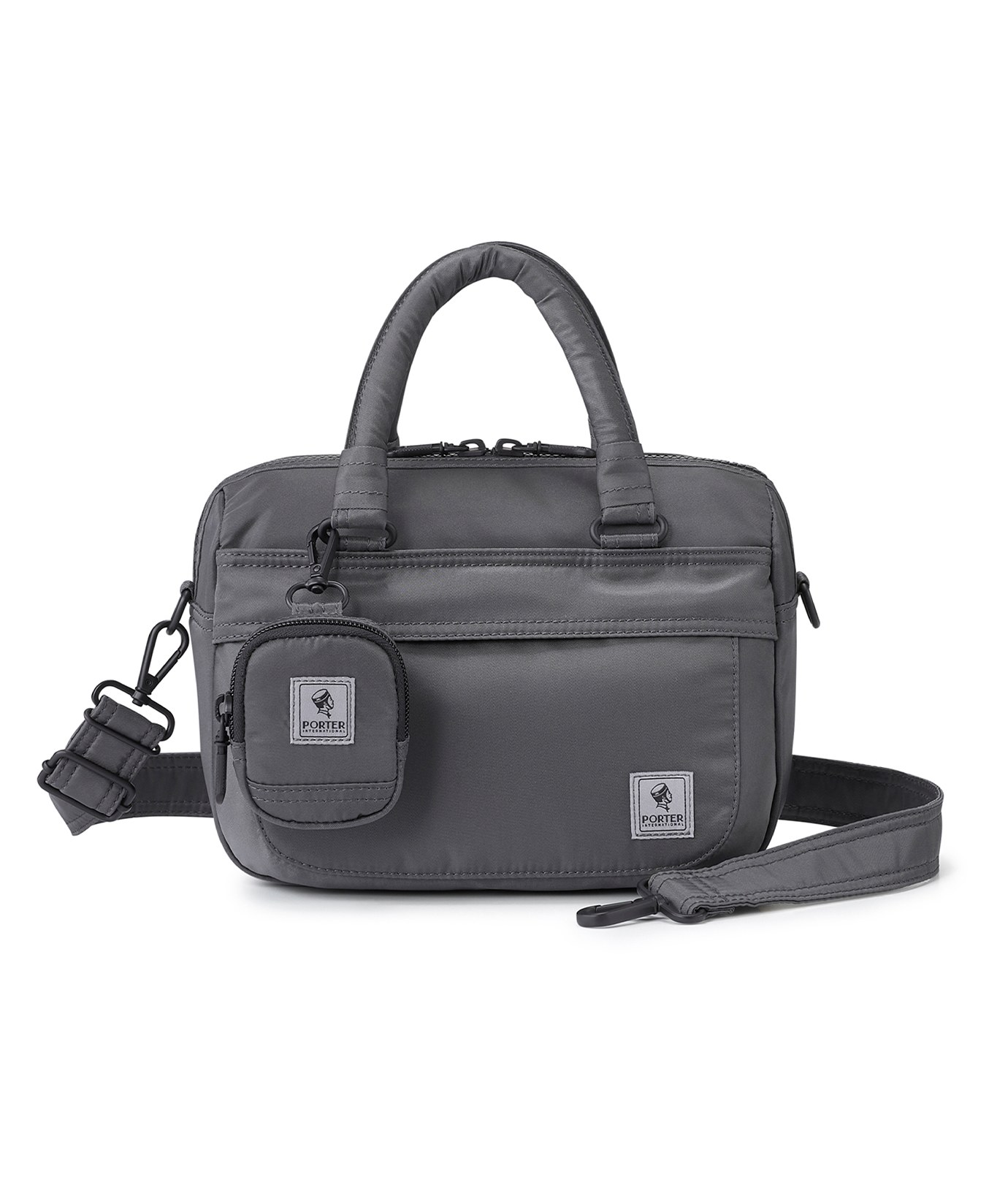バッグ NEIGHBORHOOD PORTER F BOAT CL POUCH Handbag+Mini Pouch - HARBOR - PORTER INTERNATIONAL