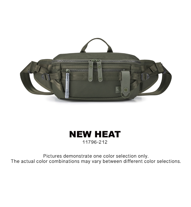 PORTER　 HEAT WAIST BAG PO-HEAT-WAIST-BLK - Porter-Yoshida & Co. HEAT WAIST BAG - Black