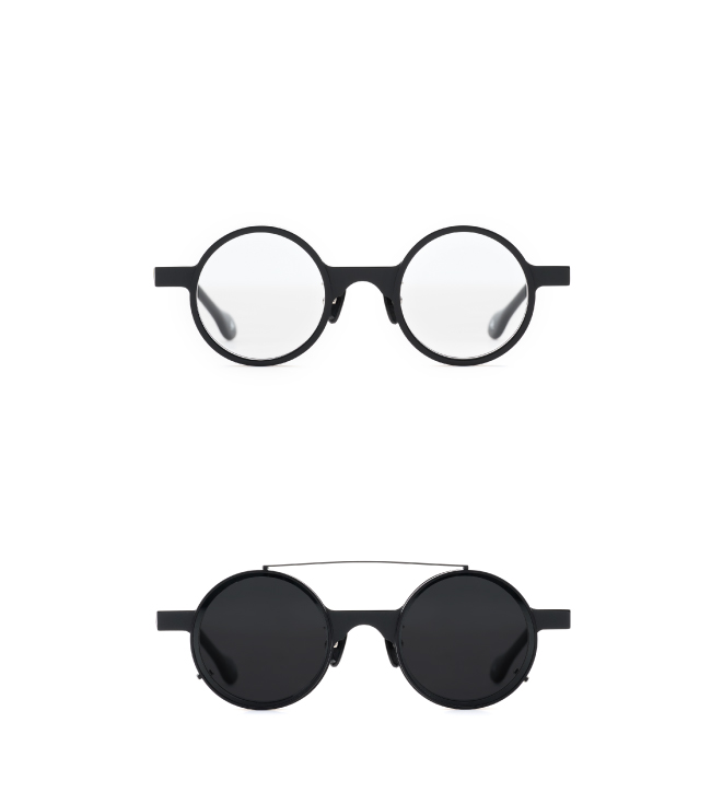 Clip-On Round Sunglasses - PORTER INTERNATIONAL x CLASSICO