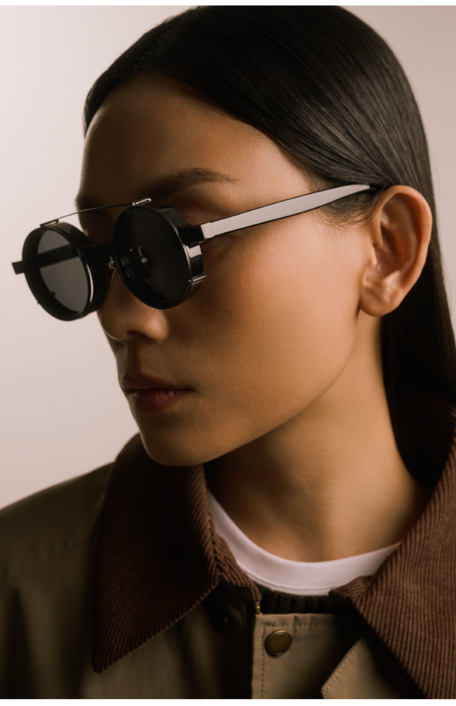 Clip-On Round Sunglasses - PORTER INTERNATIONAL x CLASSICO
